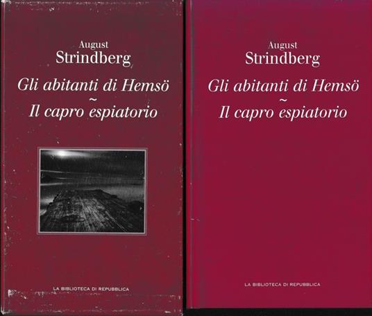 Abitanti Di Hemso - Capro Espiatorio - August Strindberg - copertina