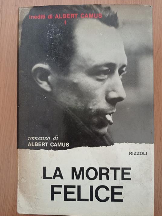 La morte felice - Albert Camus - copertina