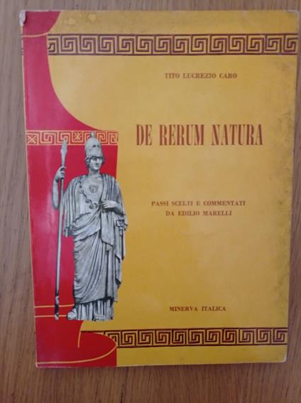 De rerum natura - Tito Lucrezio Caro - copertina