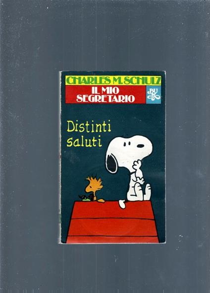 Il Mio Segretario - Charles M. Schulz - copertina
