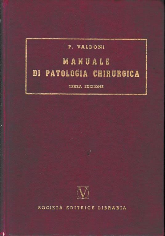 Manuale di Patologia Chirurgica - copertina