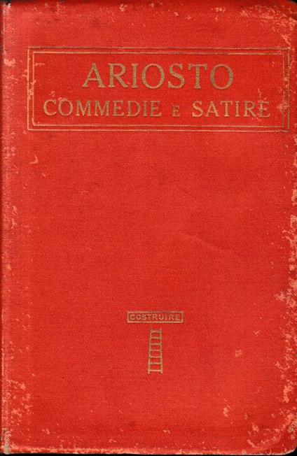 Commedie e satire - Ludovico Ariosto - copertina