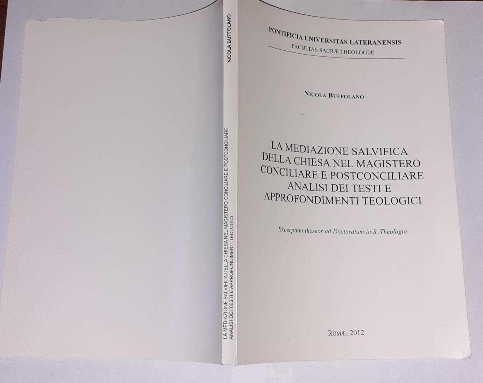 La meditazione salvifica della chiesa nel magistero conciliare e postconciliare analisi dei testi e approfondimenti teologici