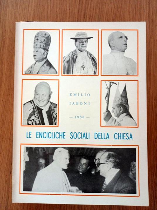 Le encicliche sociali della Chiesa - Emilio Iaboni - copertina