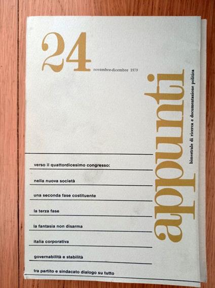 Appunti 24 - copertina