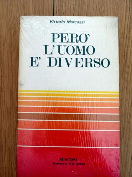 Però l'uomo è diverso - Vittorio Marcozzi - copertina
