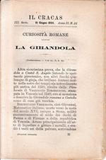 Il Cracas. Diario di Roma. Vol. 2. III serie,10 Giugno 1894, anno II, n. 21