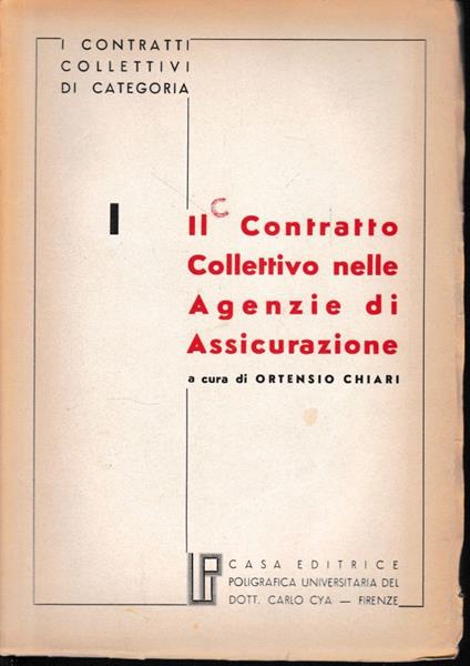 Il Contratto Collettivo nelle Agenzie di Assicurazione - copertina