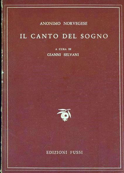 Il canto del sogno - copertina