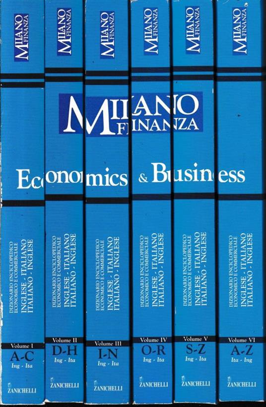 Economics & Business. Sei volumi. Edizione speciale Milano Finanza - Fernando Picchi - copertina