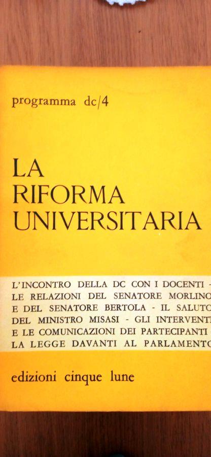La riforma universitaria - copertina