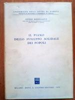Il piano dello sviluppo solidale dei popoli