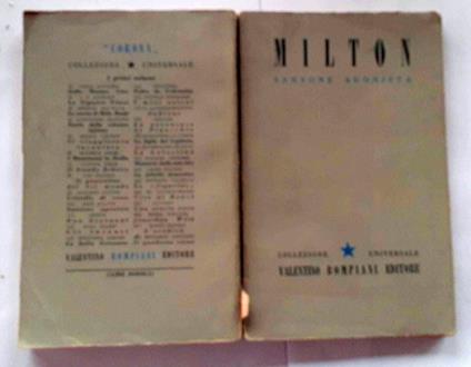 Sansone agonista di John Milton - copertina