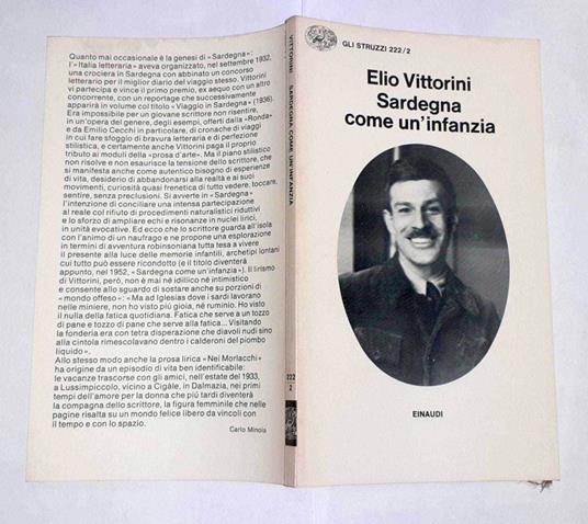 Sardegna come un'infanzia - Elio Vittorini - copertina