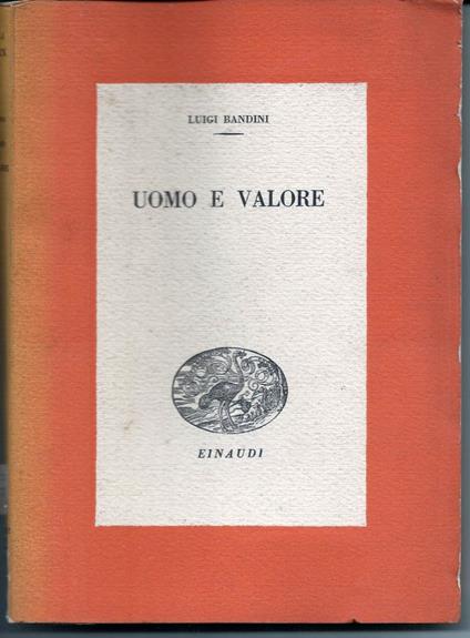 Uomo e valore - Luigi Bandini - copertina