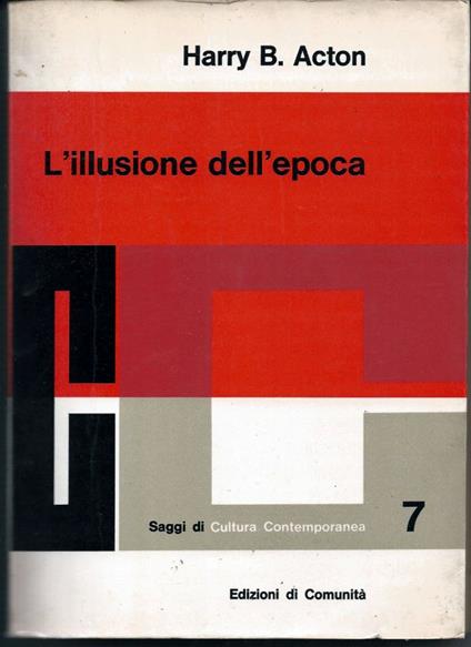 L' illusione dell'epoca - copertina