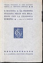 La filosofia italiana nelle sue relazioni con la filosofia europea