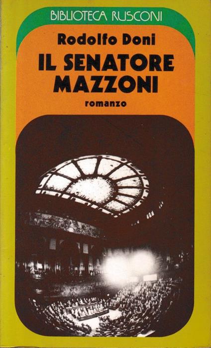 Il Senatore Mazzoni - Rodolfo Doni - copertina