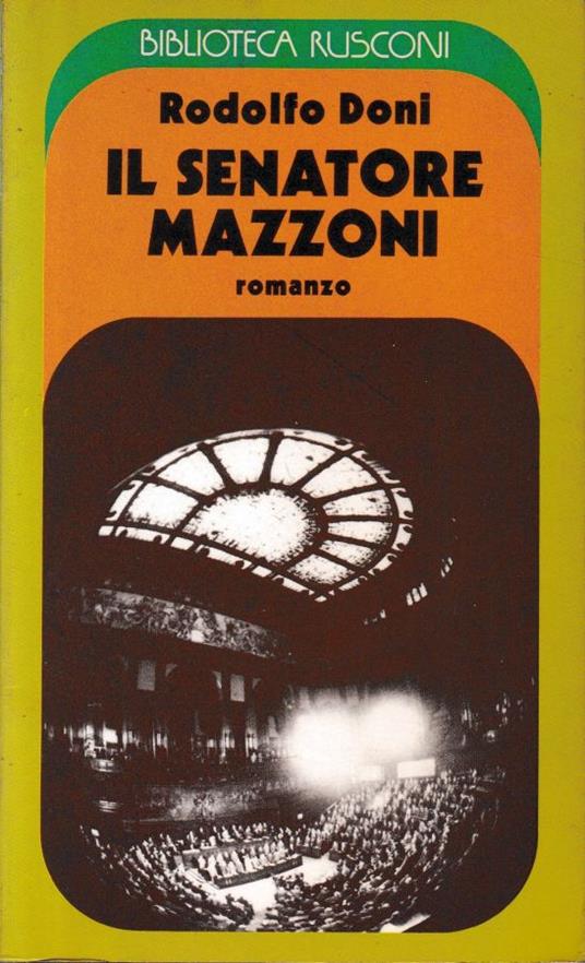 Il Senatore Mazzoni - Rodolfo Doni - copertina