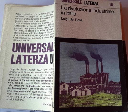La rivoluzione industriale in Italia - Luigi De Rosa - copertina