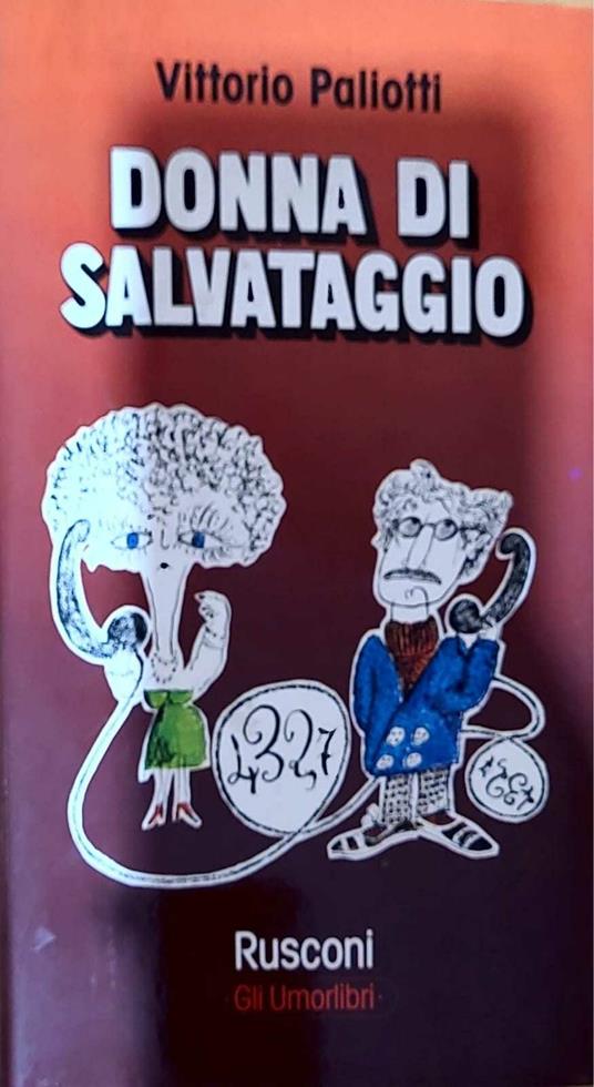 Donna di salvataggio - Vittorio Paliotti - copertina