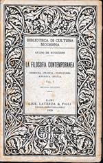 La filosofia contemporanea, vol. 1°
