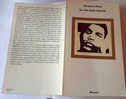 La via della liberta' - Howard Fast - copertina