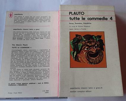 Tutte le commedie. Volume quarto - copertina