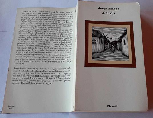Jubiabá - Jorge Amado - copertina