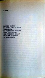 Le opere: il nido altrui, Il pasto delle belve, Volgarità, La notte del sabato, Rose d'autunno, Gli interessi creati, Signora padrona, La mal-amata