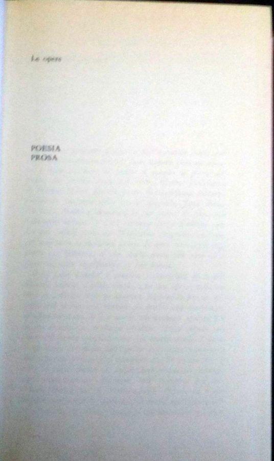 Le opere: Poesia, Prosa - Juan Ramon - copertina