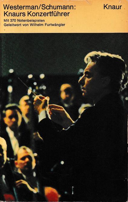 Gerhart von Westermann und Karl Schumann: Knaurs Konzertführer - copertina