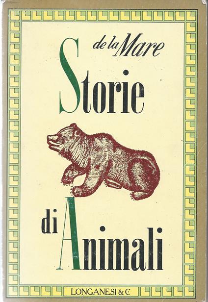Storie di Animali - Walter De La Mare - copertina