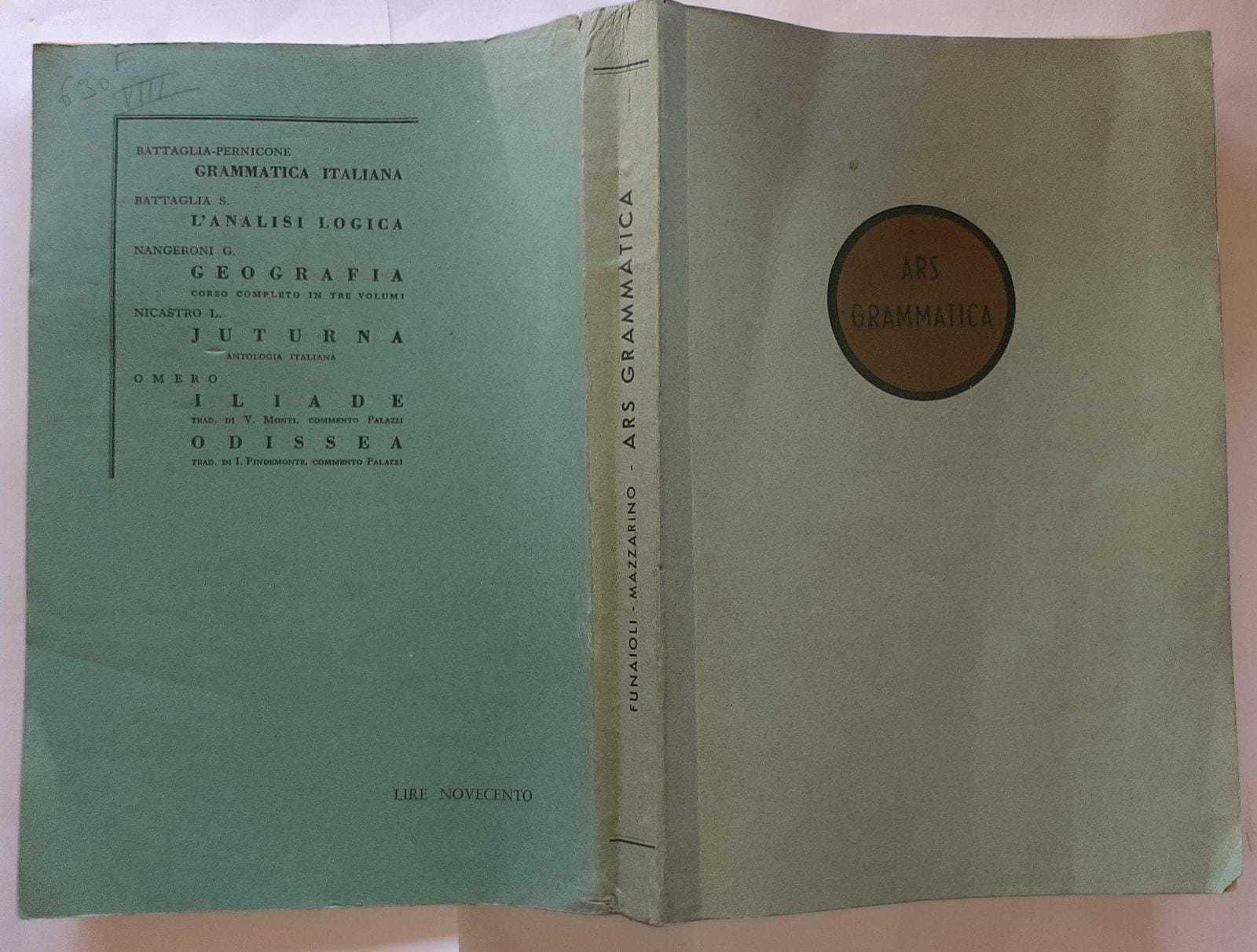 Ars grammatica. Morfologia latina ad uso delle scuole medie