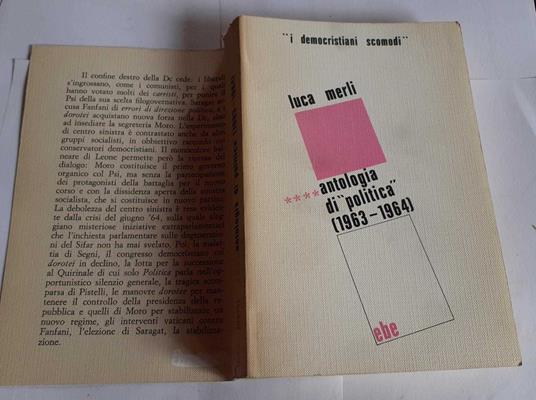 Antologia di "politica" 1963-1964. Volume quarto - Luca Melis - copertina