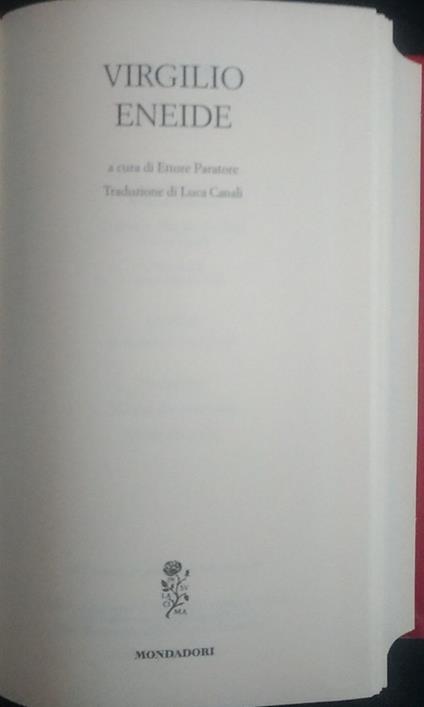 Eneide - Virgilio - copertina