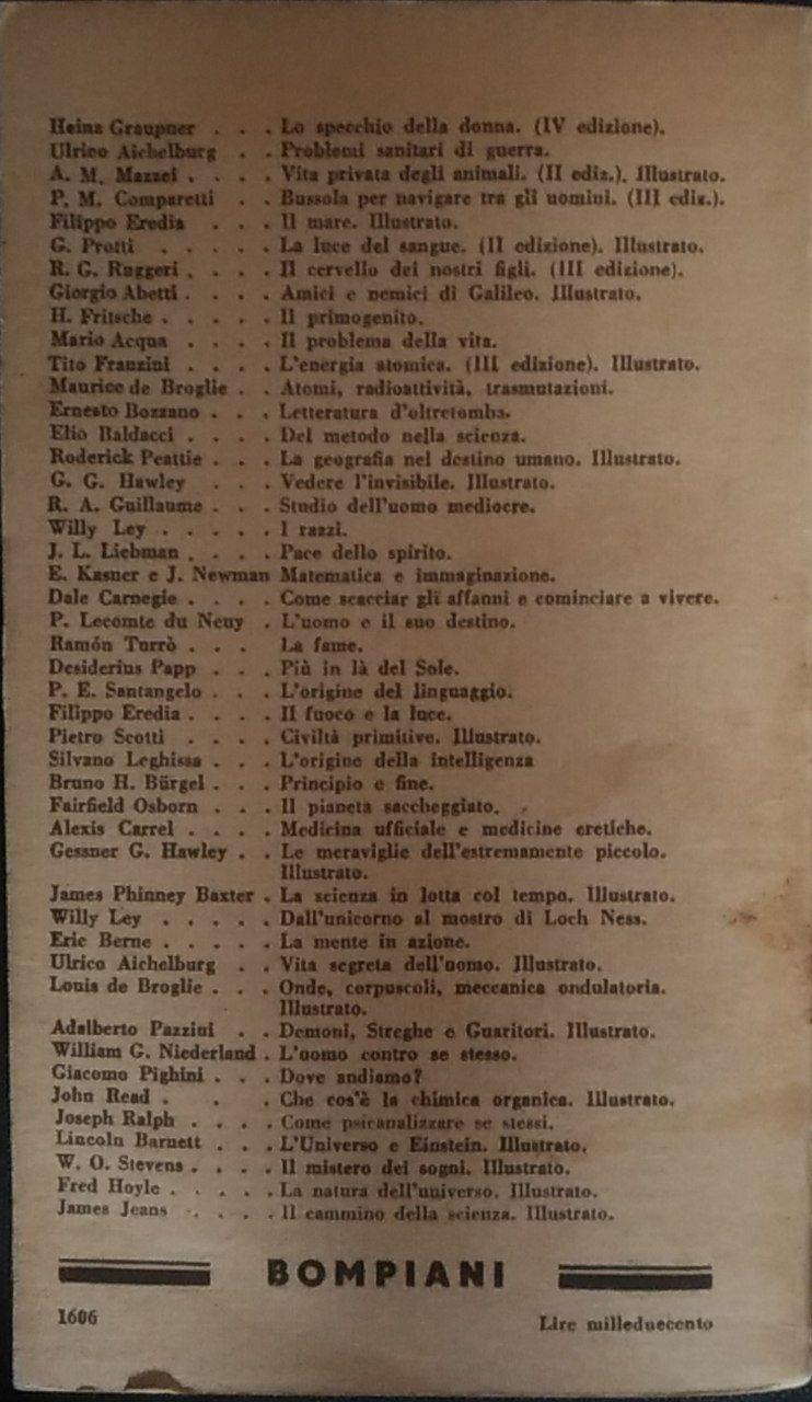 Il cammino della scienza