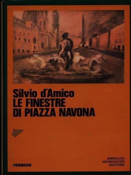 Le finestre di Piazza Navona - Silvio D'Amico - copertina