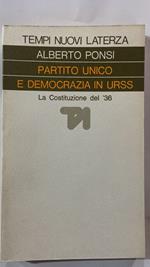 Partito unico e democrazia in URSS