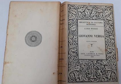 Giovanni Verga - Luigi Russo - copertina