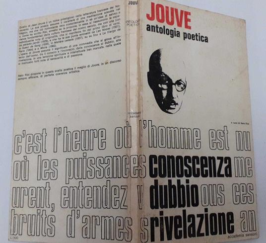 Conoscenza dubbio rivelazione. Antologia poetica - Pierre Jean Jouve - copertina