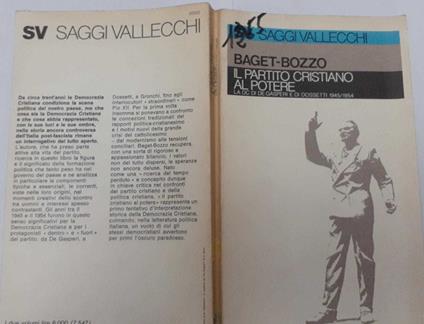 Il partito cristiano al potere - Gianni Baget Bozzo - copertina