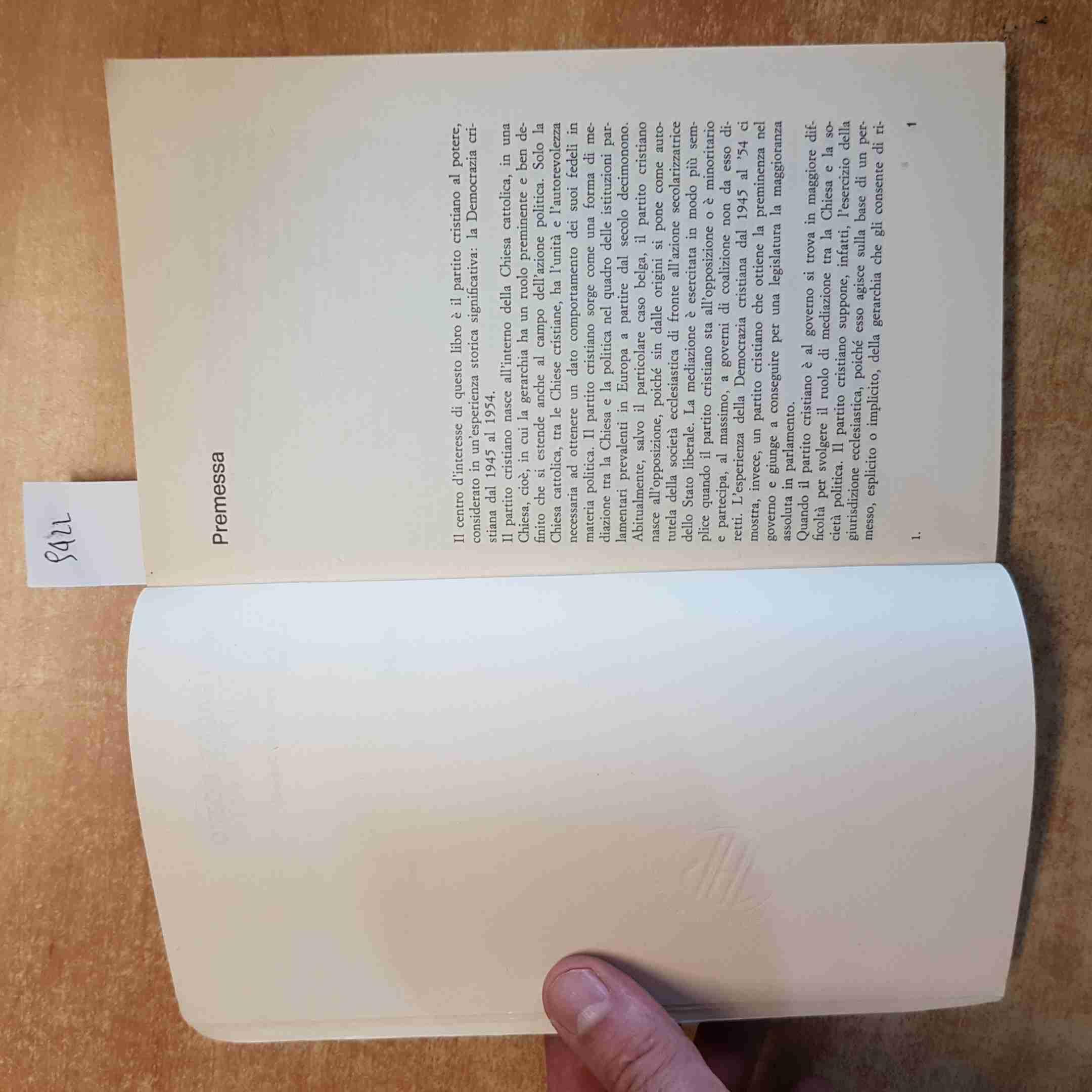 Il partito cristiano al potere