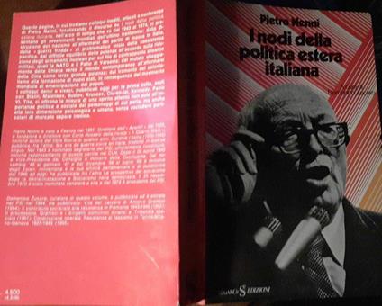 I nodi della politica estera italiana - Pietro Nenni - copertina