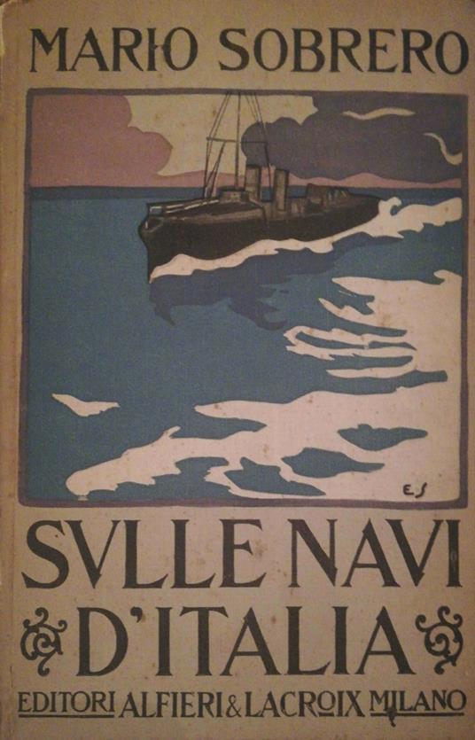 Sulle navi d'Italia - Mario Sobrero - copertina