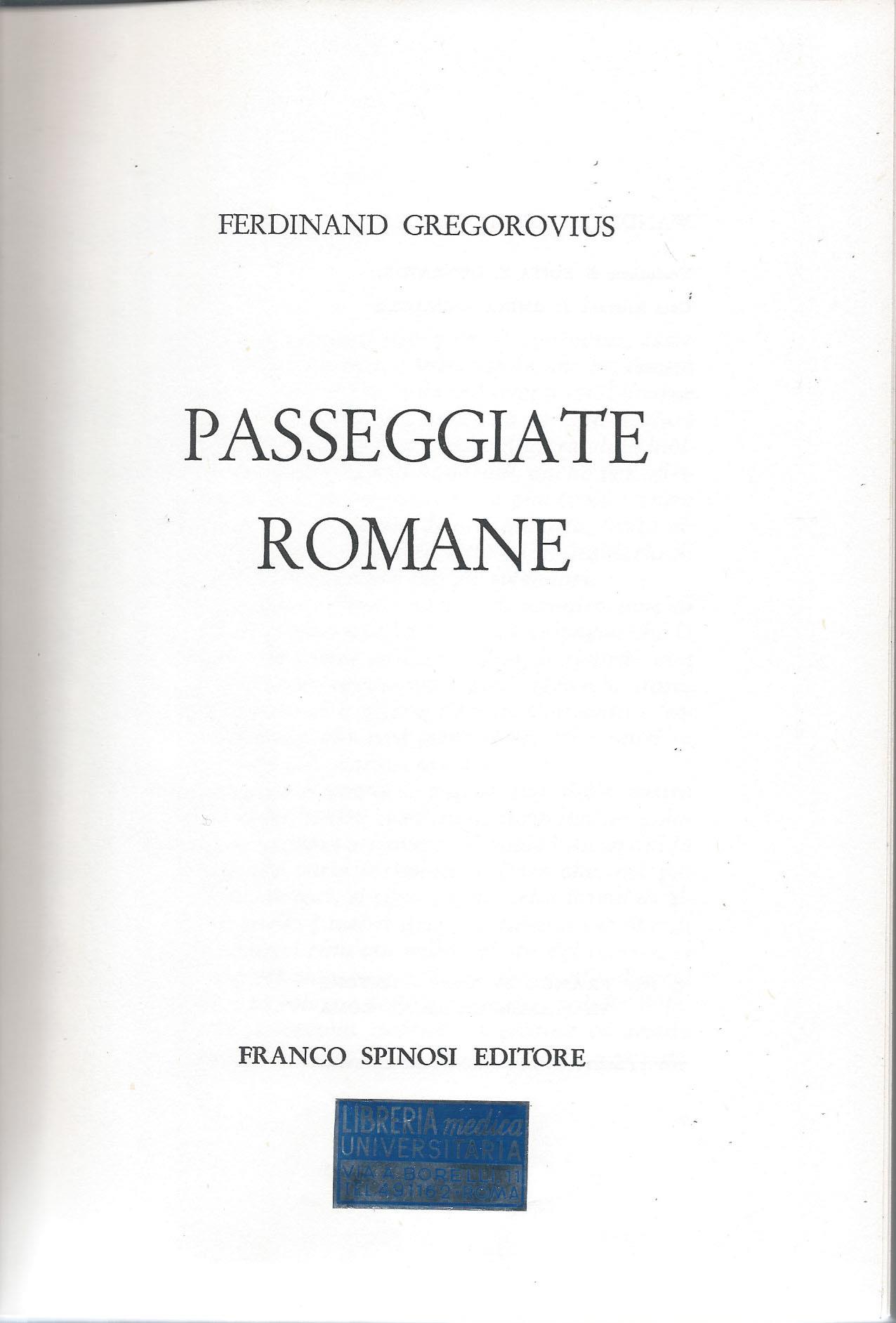 Passeggiate romane