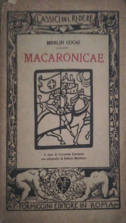 Macaronicae - Merlin Cocai - copertina