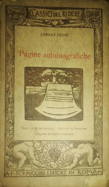 Pagine autobiografiche - Heinrich Heine - copertina