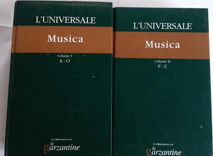 L' Universale. La Grande Enciclopedia Tematica 12/13 Volume I A-O, Volume II P-Z - copertina