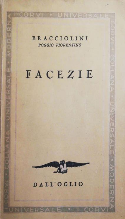 Facezie - Poggio Bracciolini - copertina